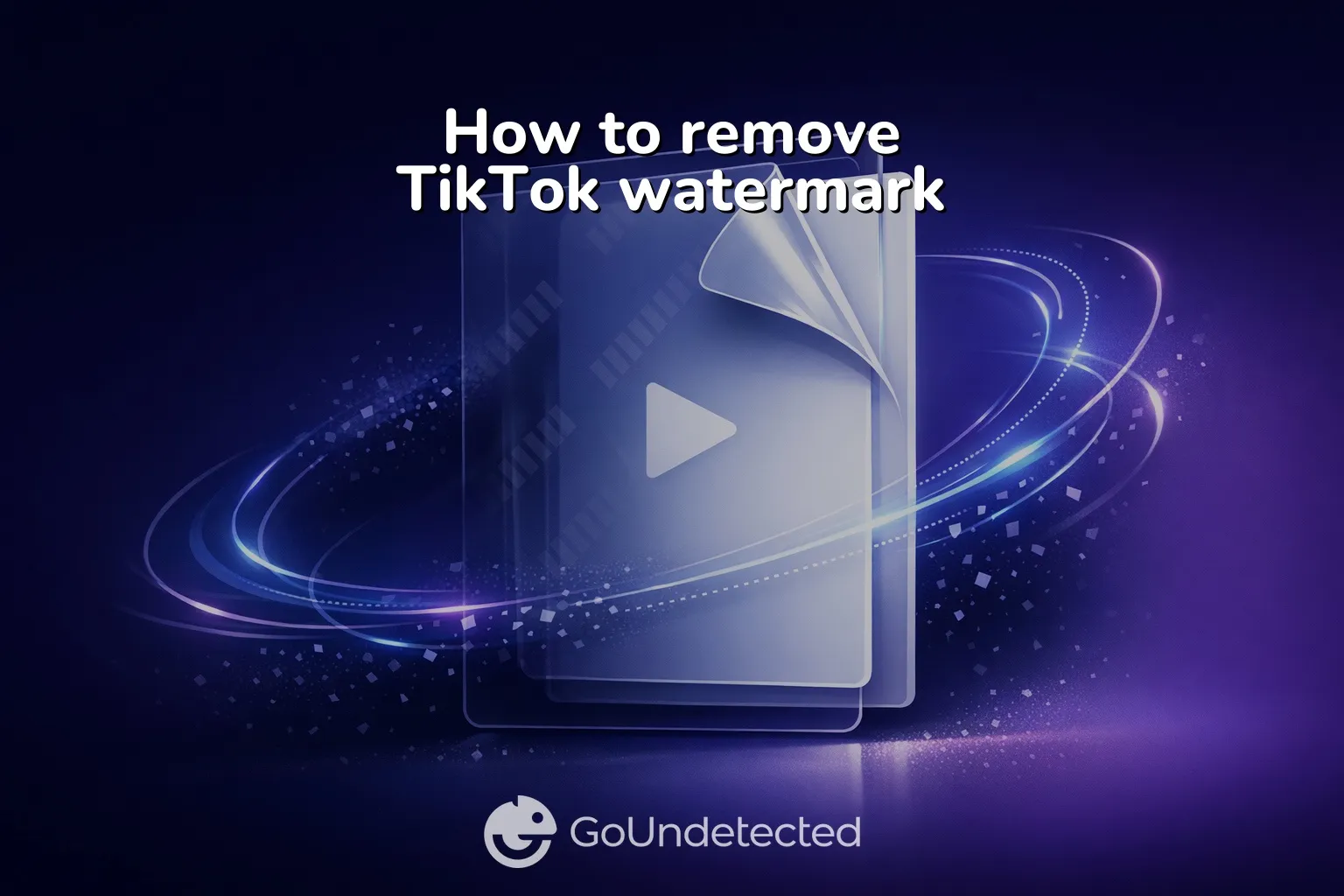 How to remove TikTok watermark How to remove TikTok watermark